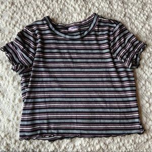 Striped Crop Top